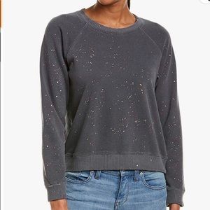 Monrow Women’s Vintage Raglan W/Splatter Foil